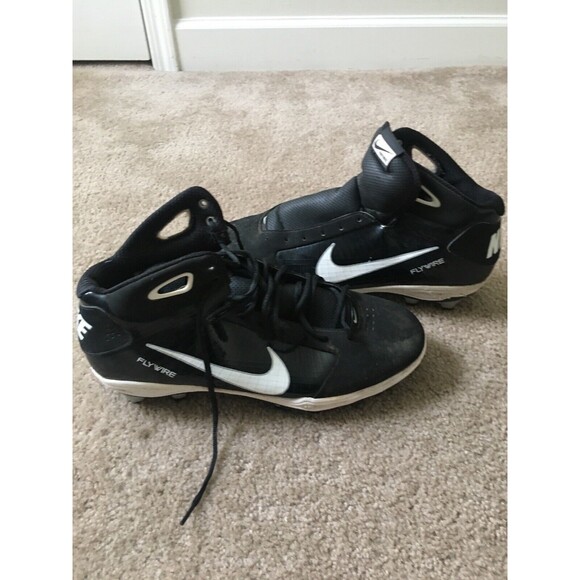 Nike Men's FLYWIRE Football Cleats Shoes High-Top Size 13.5 Multi-Color - Picture 5 of 12